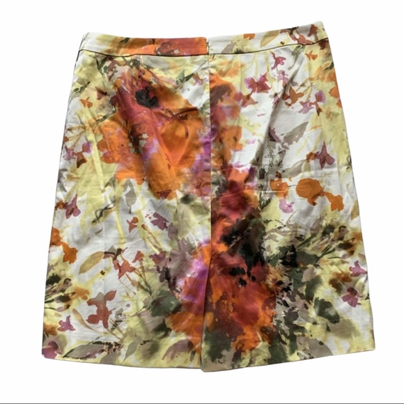 5/$25❄️J. Crew The Pencil Skirt Floral Skirt SZ 14 - Picture 4 of 4